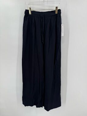 Stateside Linen blend Wide Pants Black Medium NWT